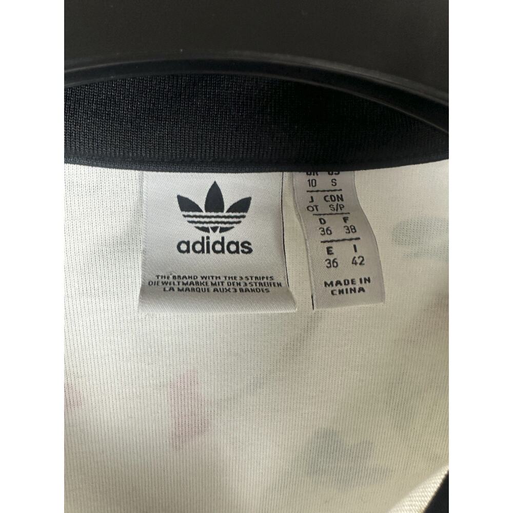 Adidas Bellista Cropped Track Jacket Floral Print ED4762 Women's US Size Small - Picture 10 of 13